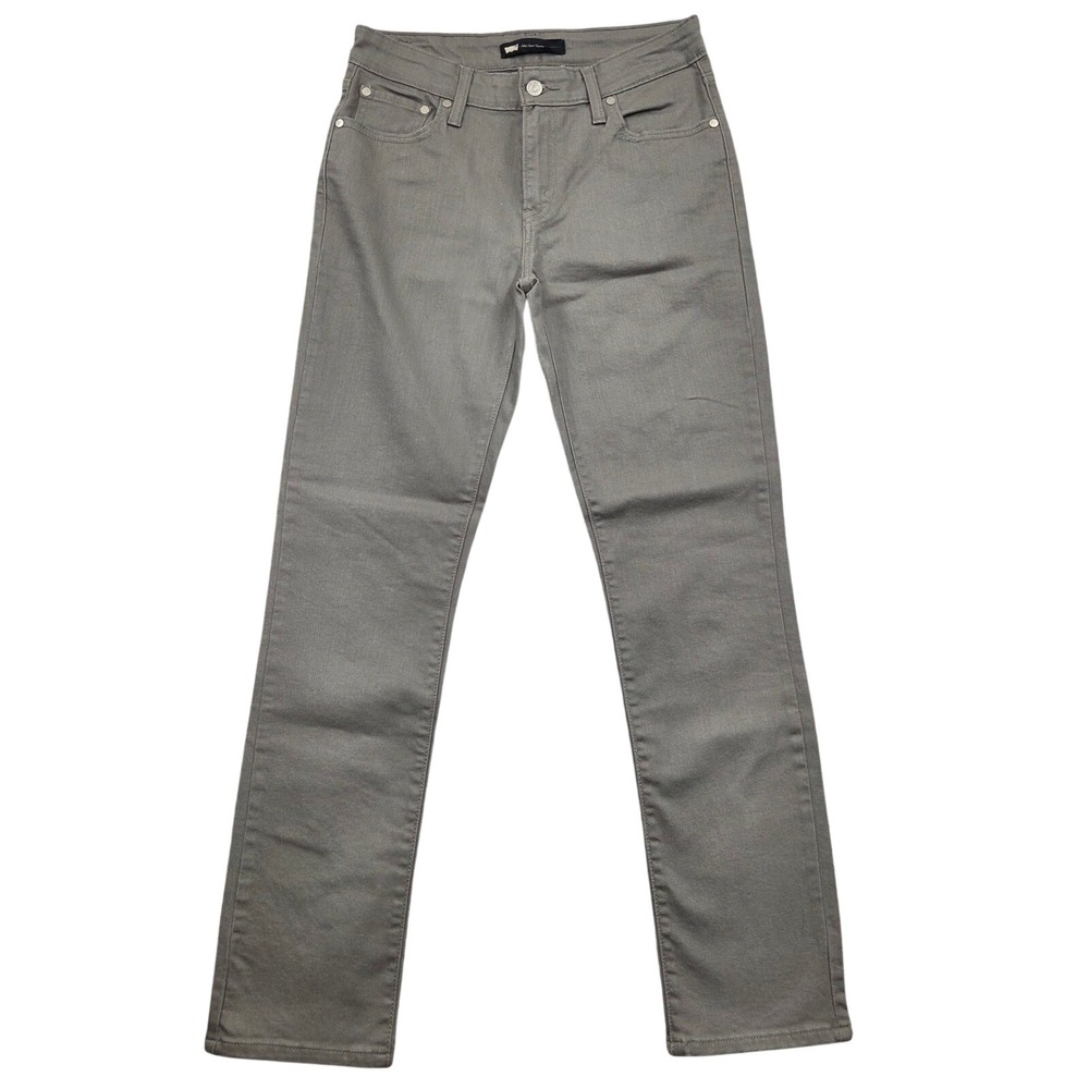 Levis Mid Rise Skinny Jeans Tan Denim Stretch Womens 8M 29x32